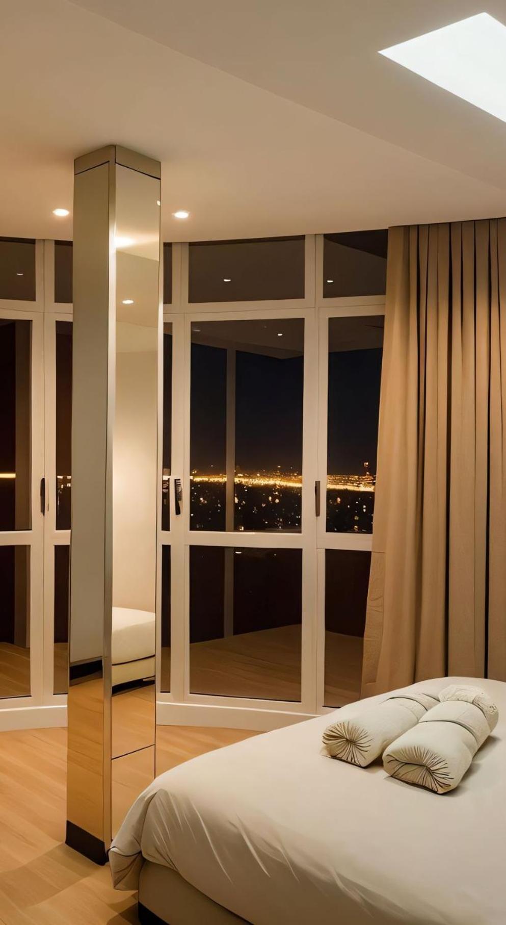 Amazing Appartement Au Centre Ville En Face Hilton & Gare Train De Tgv De Tanger 2N Bagian luar foto